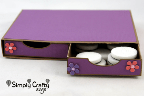 2 Drawer Organizer SVG Design Guide