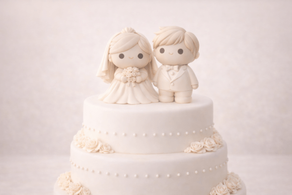 Adding a Personal Touch to Your Big Day with the Wedding Cake Topper Couple V2 STL