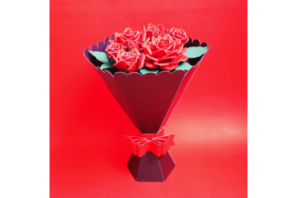 Bouquet Box and Small Rose: A Paper Craft Masterpiece