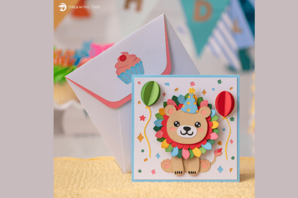Craft Joy: The Little Lion Pop Up Card SVG Guide