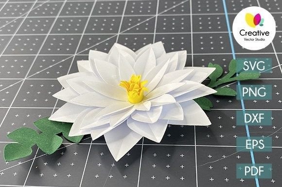 Crafting Elegance: A Practical Guide to Paper Flower SVG Template №13