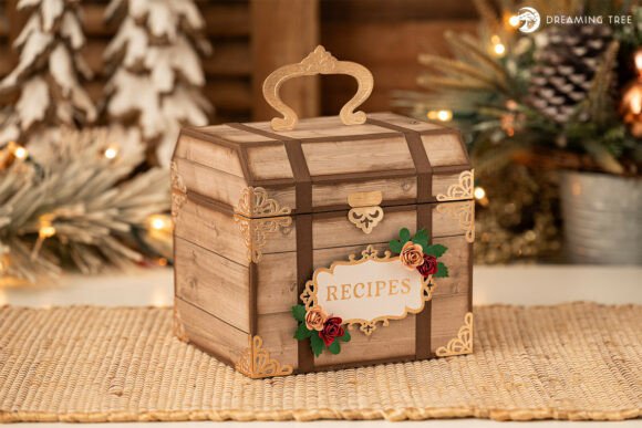 Create a Rustic Family Favorites Recipe Box SVG