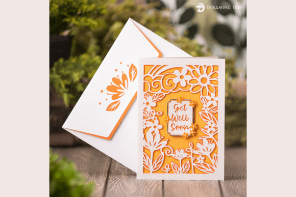 Creating a Personalized Recovery Message with the Floral Get Well Card SVG