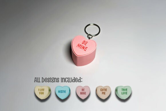 Creating Custom Valentine's Gifts with the Conversation Heart Clicker STL Bundle