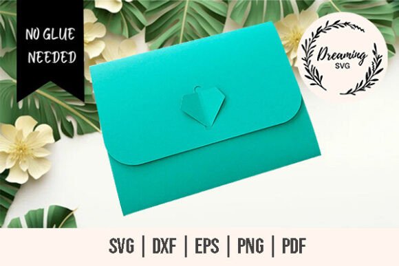 Diamond Envelope SVG: No-Glue Design