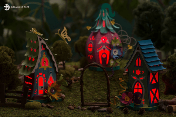 Fairyville SVG Bundle: Whimsical 3D Crafting Magic