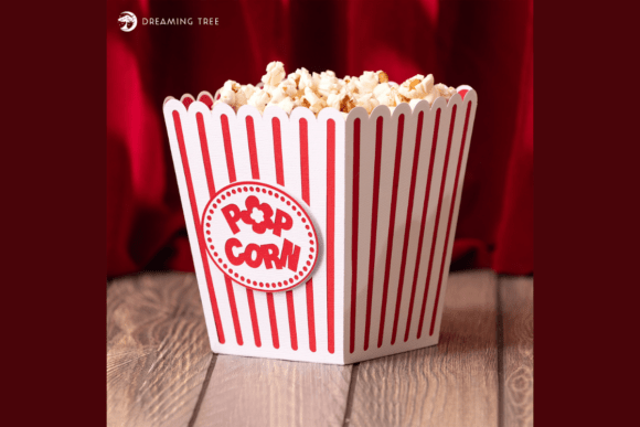 Popcorn Bucket: Reviving Cinema Nostalgia Through Modern 3D Paper Crafting