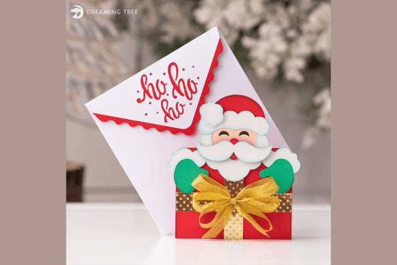 Santa Gift Card Holder SVG Design Guide
