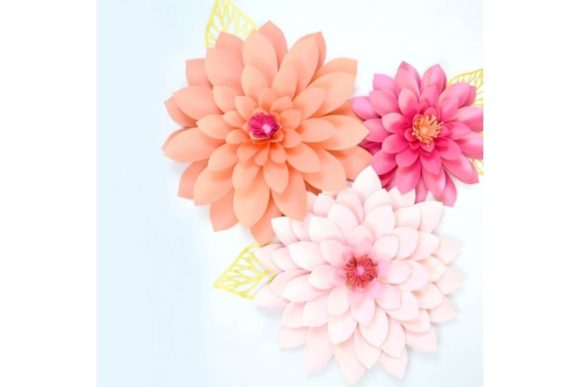 Transform Your Space with Dahlia Emma Paper Flowers Templates